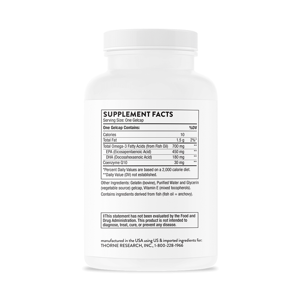 Omega-3 with CoQ10 90cap - Thorne