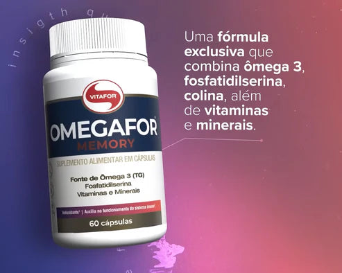 Omegafor Memory 60cap - Vitafor