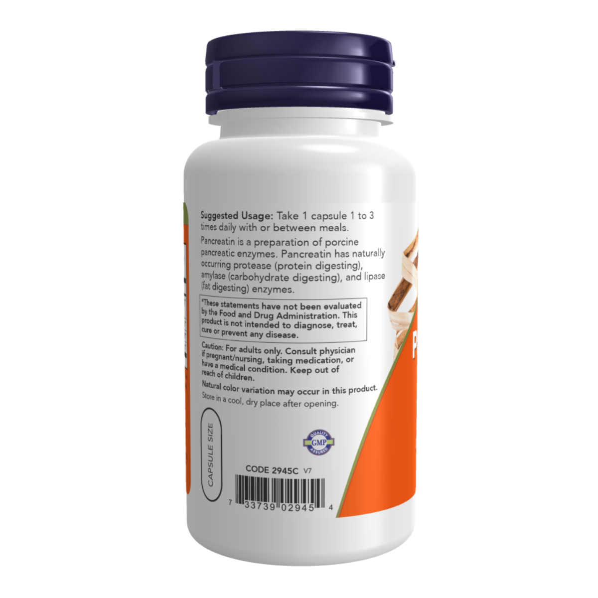 Pancreatin 2000 100cap - Now