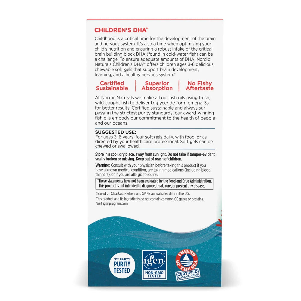 Children's DHA 180sftg mini - Nordic Naturals