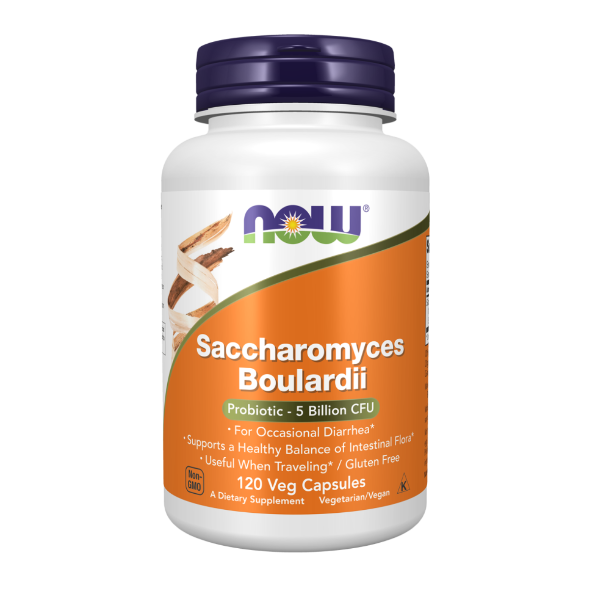 Saccharomyces Boulardii 120vcaps - Now Foods