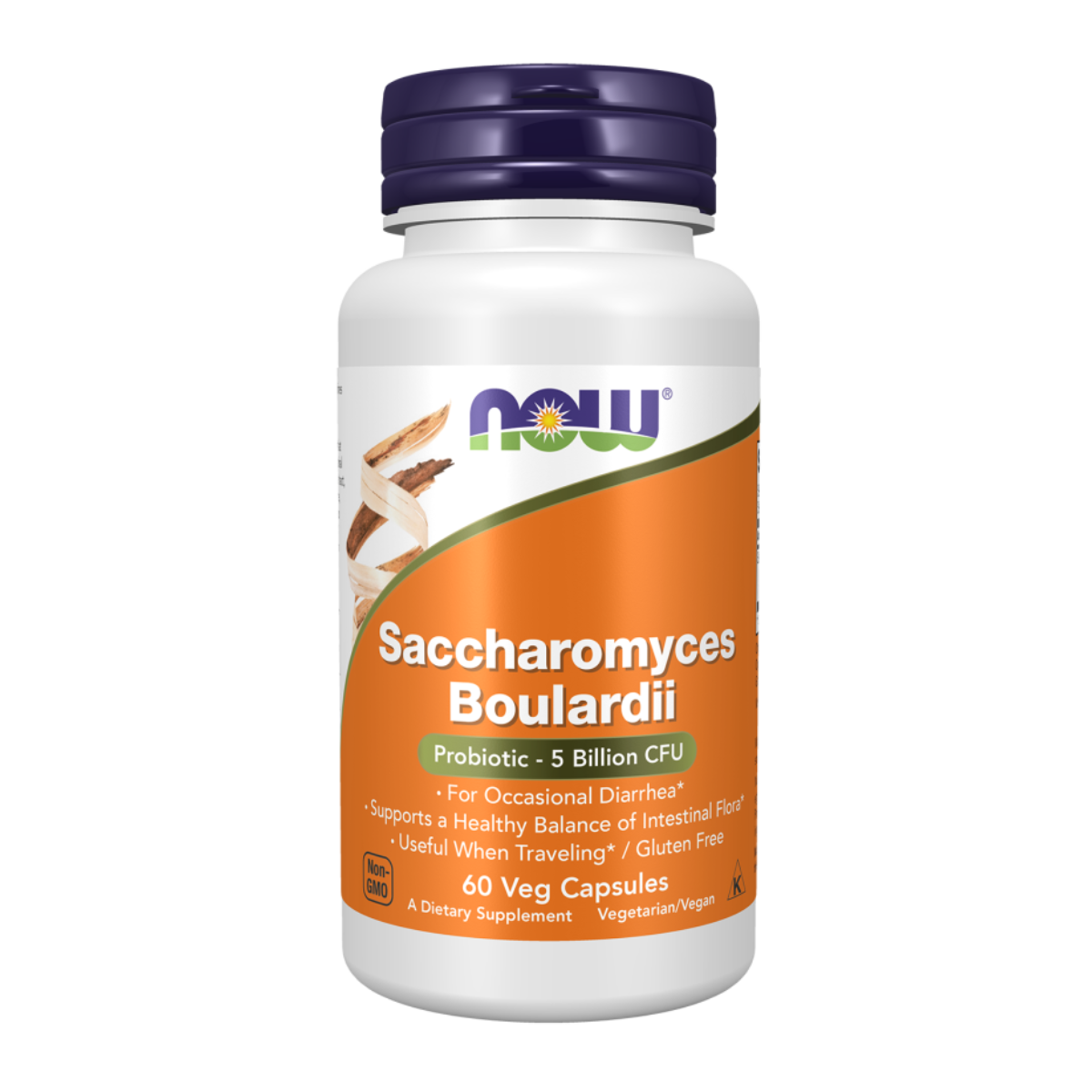 Saccharomyces Boulardii 60vcaps - Now Foods