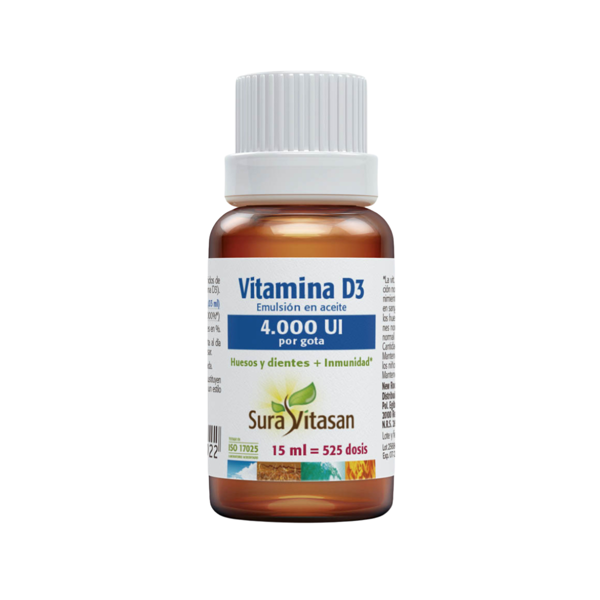 Vitamina D3 4000UI 15ml - Sura Vitasan