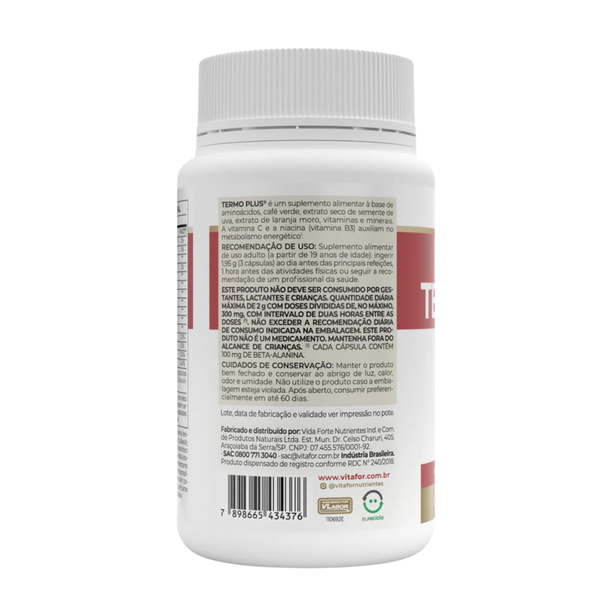 Termo Plus 90caps - Vitafor