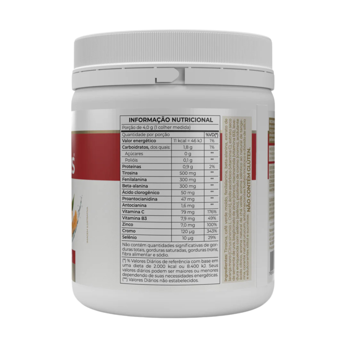 Termo Plus Tangerine with Green Tea 240g - Vitafor
