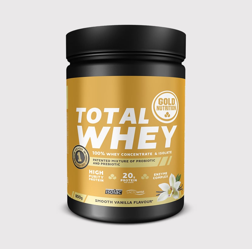 Total Whey 800g Baunilha - Gold Nutrition