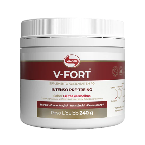 V-Fort Ultra (Pré-Treino) 240g Frutos Vermelhos - Vitafor
