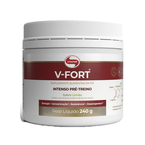 V-Fort Ultra (Pré-Treino) 240g Limão - Vitafor