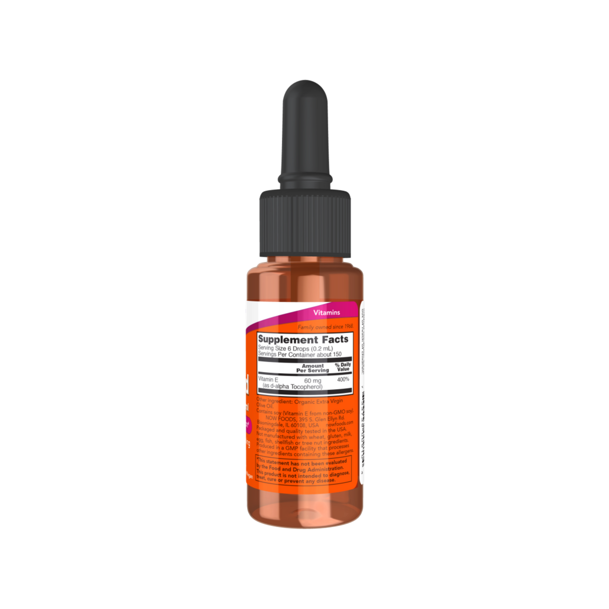 Vitamin E Liquid 30ml – Now Foods