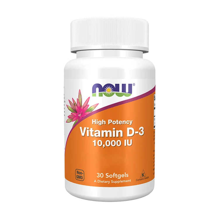 Vitamin D-3 10.000 IU 30sft - Now Foods