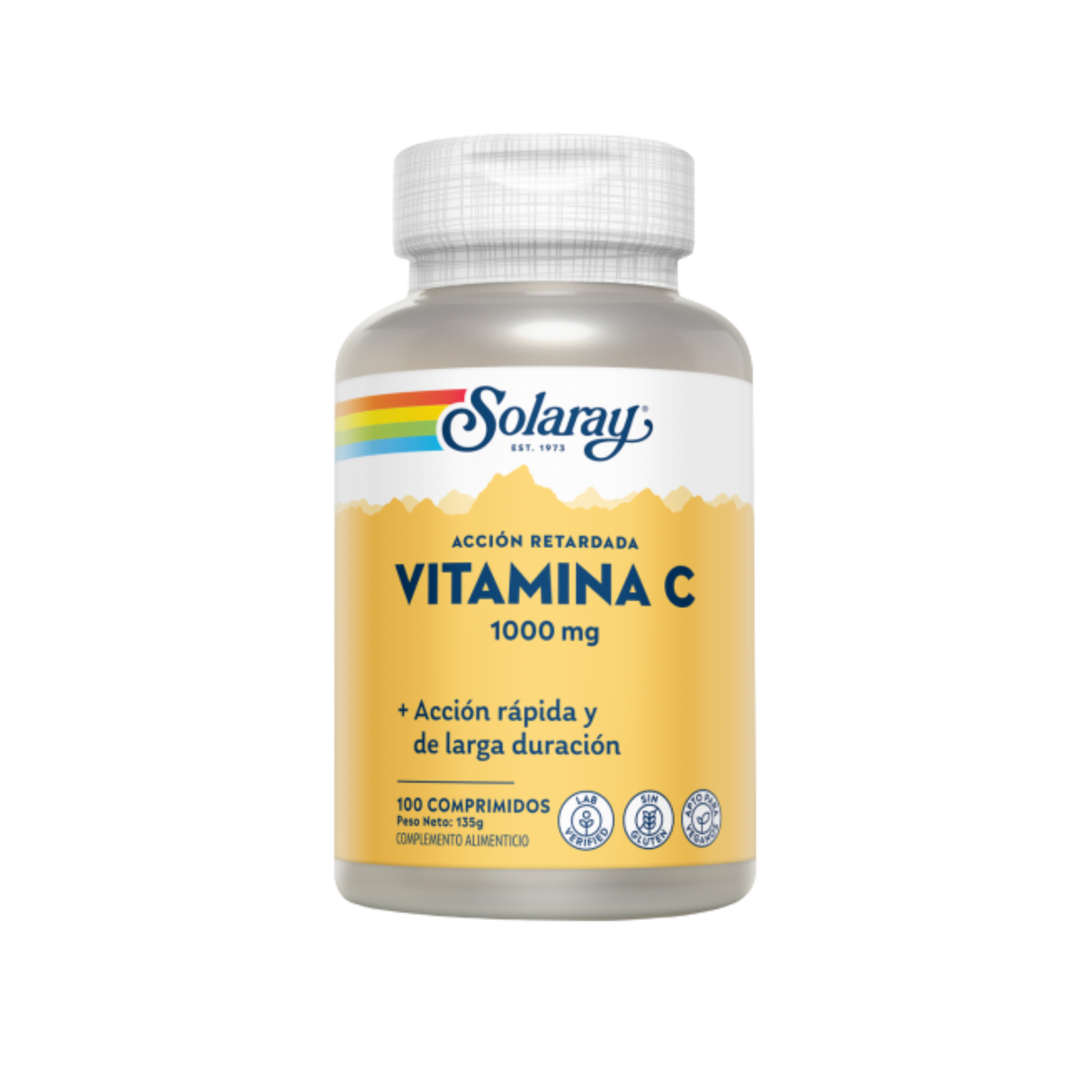 Vitamina C 1000mg 100 comp - Solaray