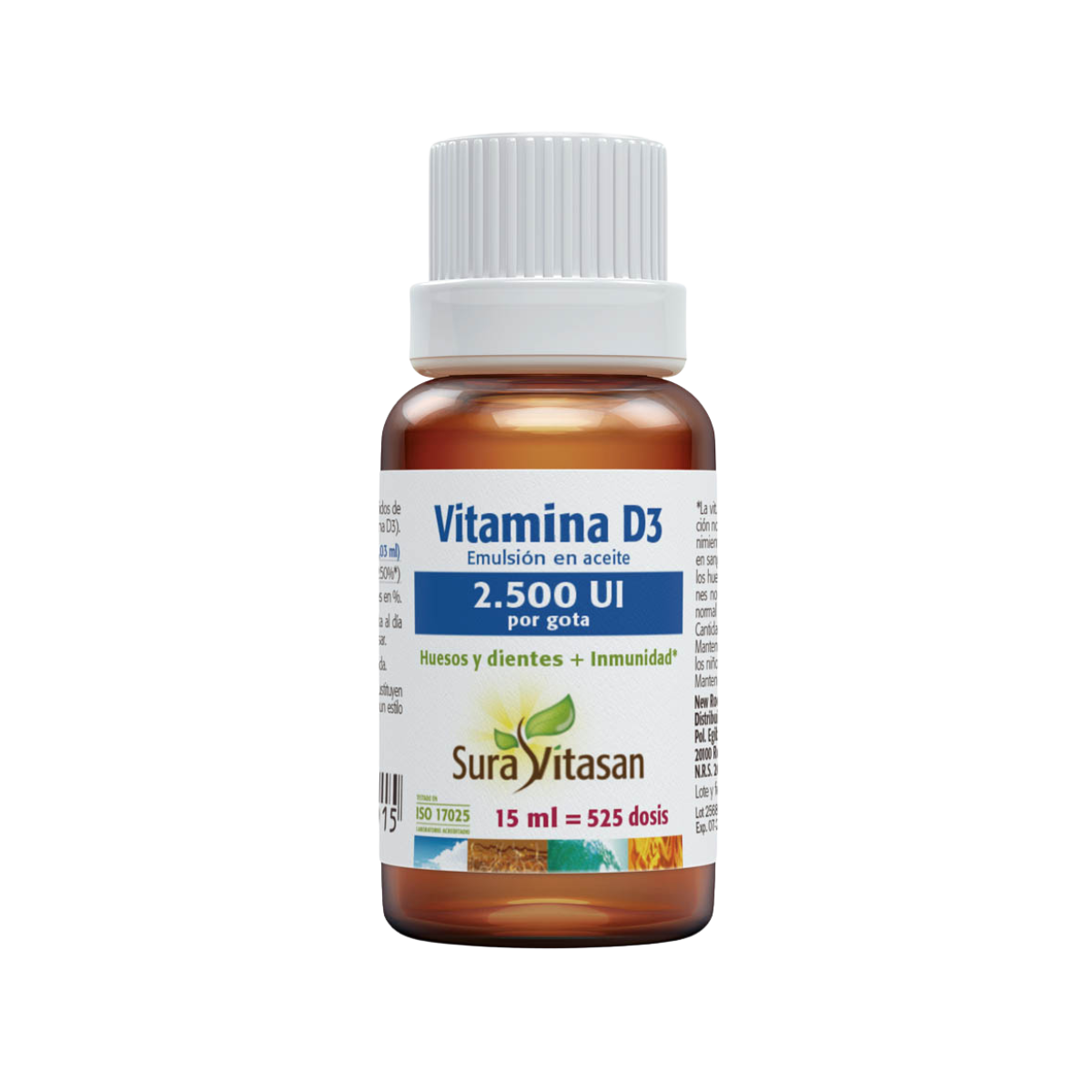 Vitamina D3 2.500UI 15ml - Sura Vitasan