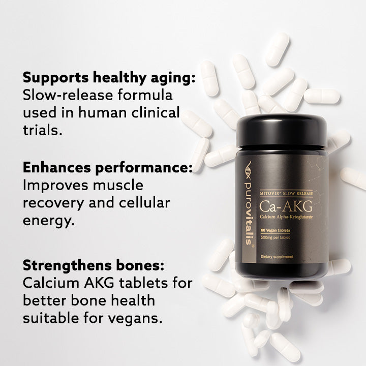 Calcium AKG 60tab - PuroVitalis