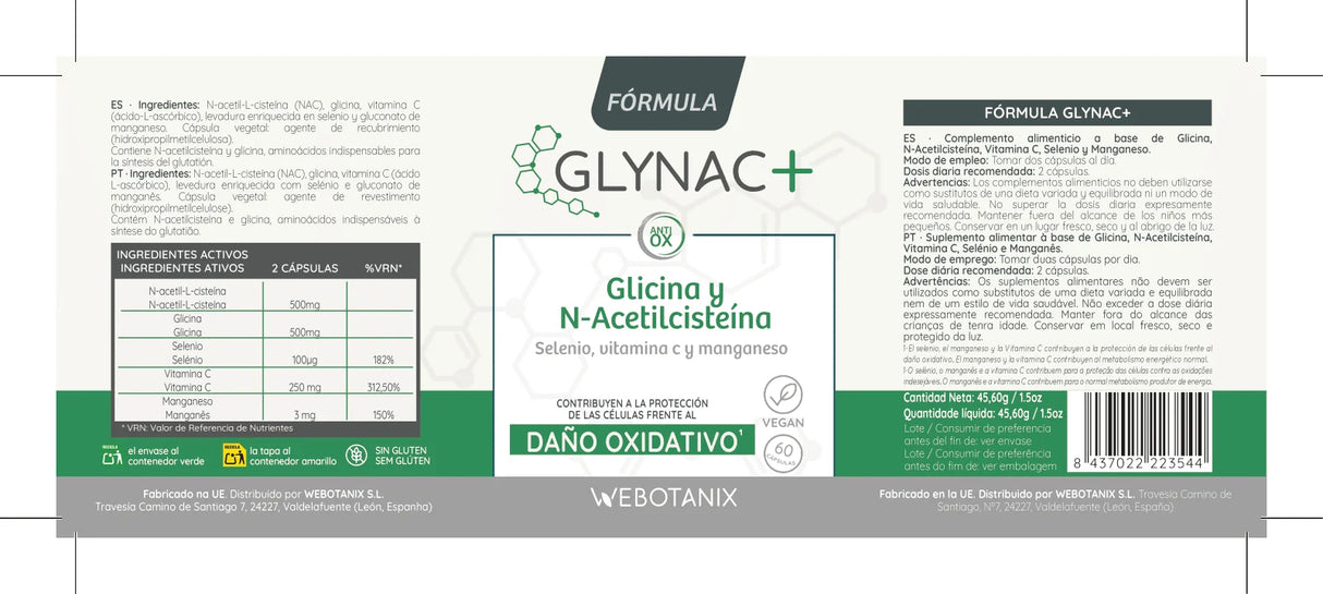 GlyNAC+ 60cap - Webotanix