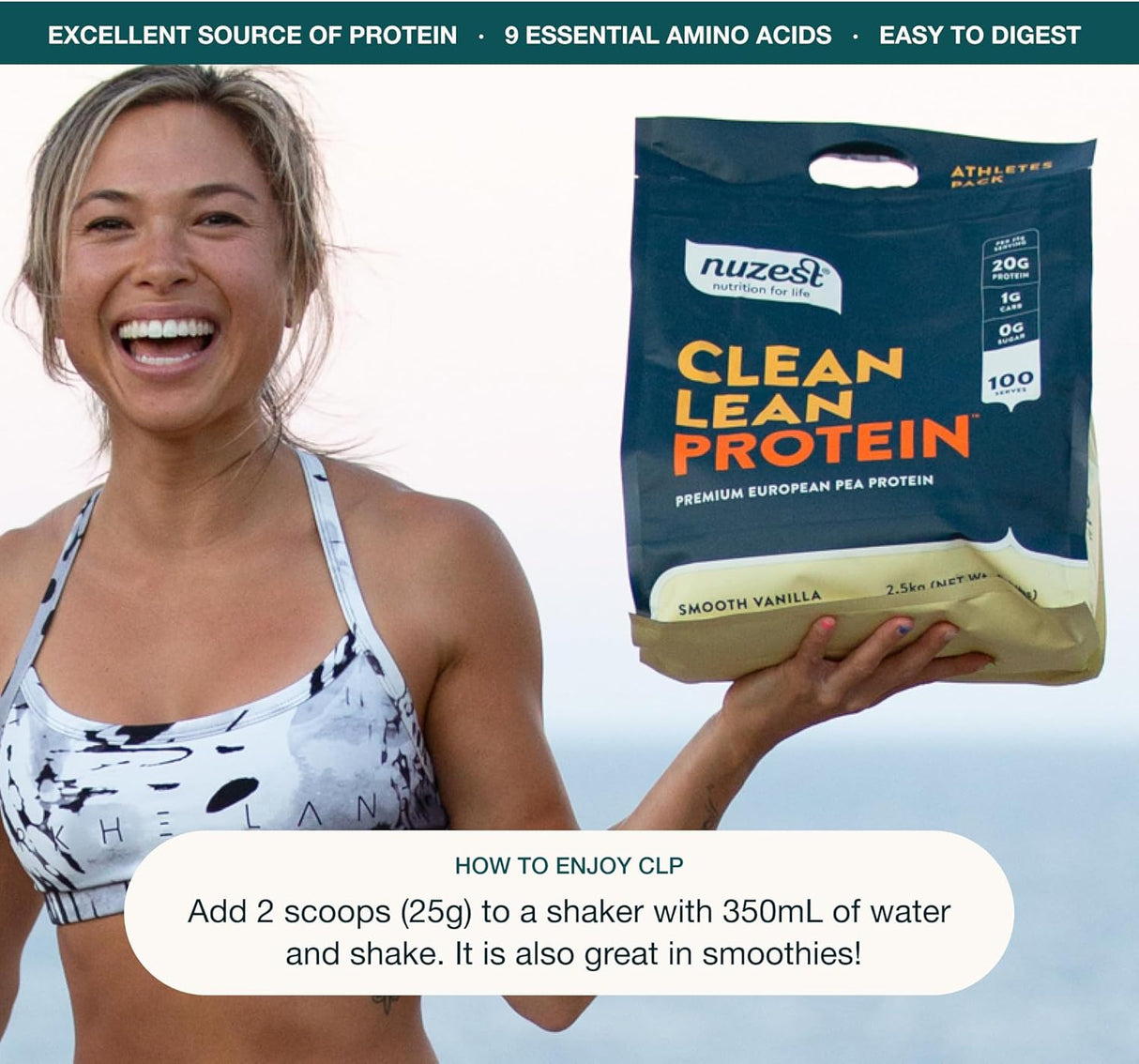 Clean Lean Protein 2,5kg Chocolate- Nuzest