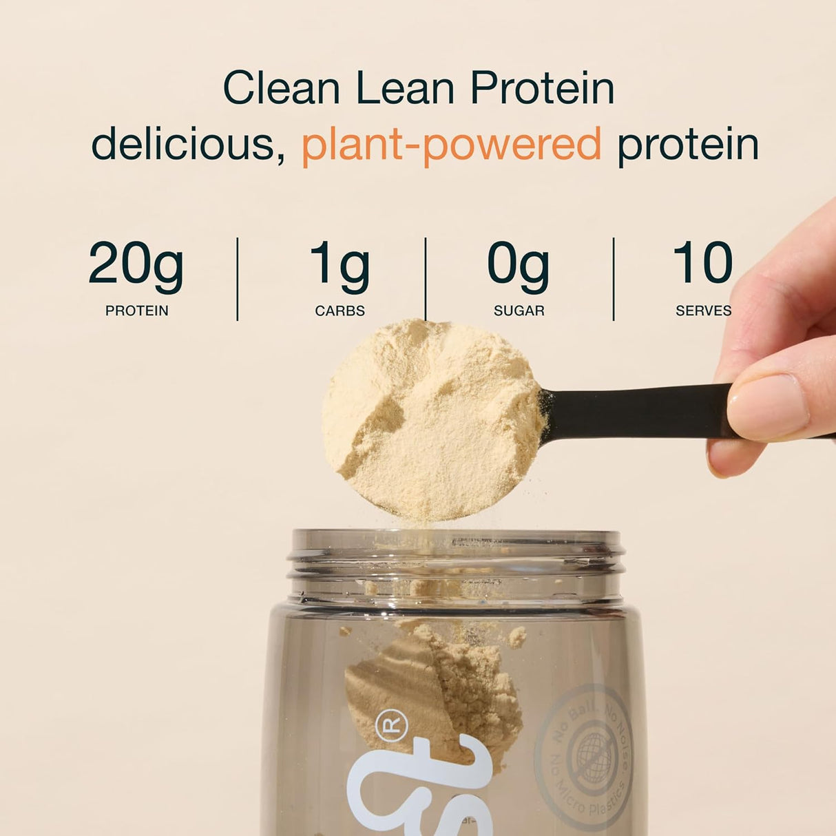 Clean Lean Protein  Box 10saq Morango Selvagem - Nuzest