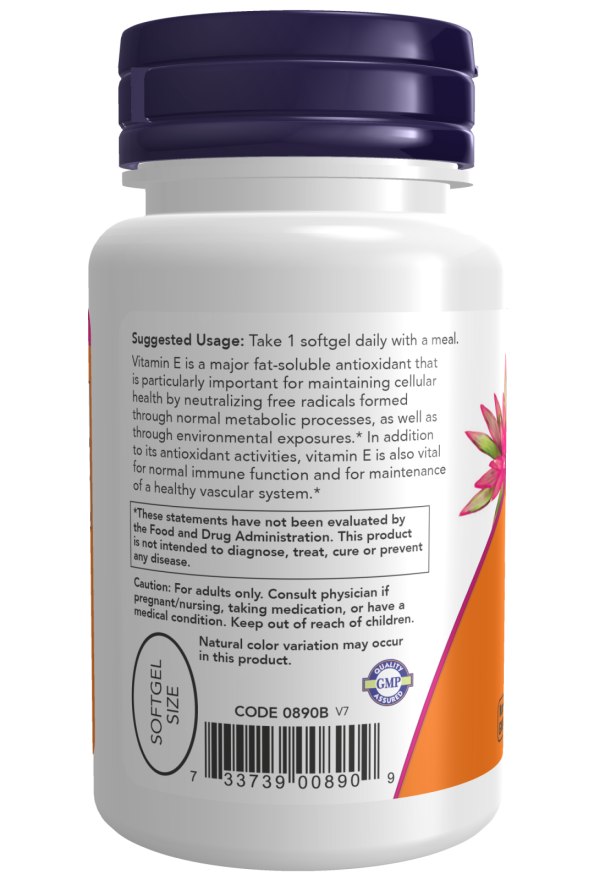 E-400 Mixed Tocopherols 50sft - Now Foods