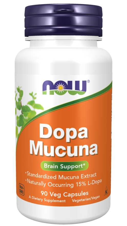 Dopa Mucuna 90vcap - Now Foods