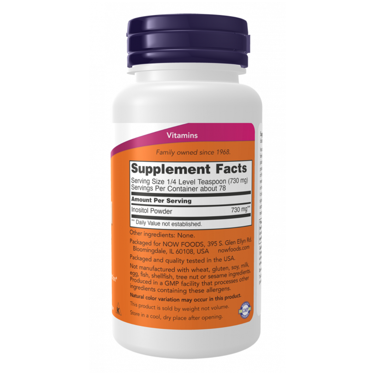 Inositol Powder 133g - Now Foods