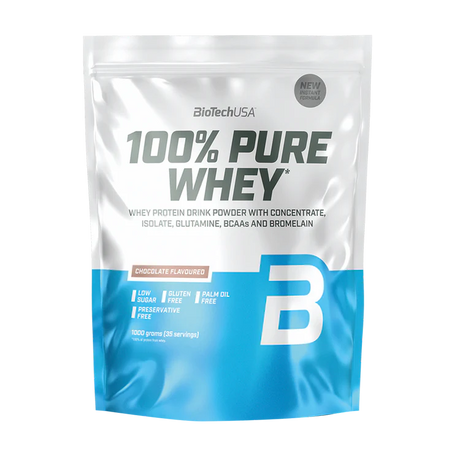100% Pure Whey 900g Chocolate - BiotechUSA
