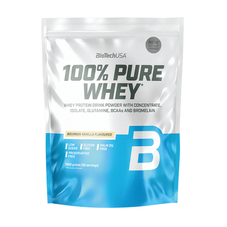 100% Pure Whey 900g Bourbon Vanilla - BiotechUSA