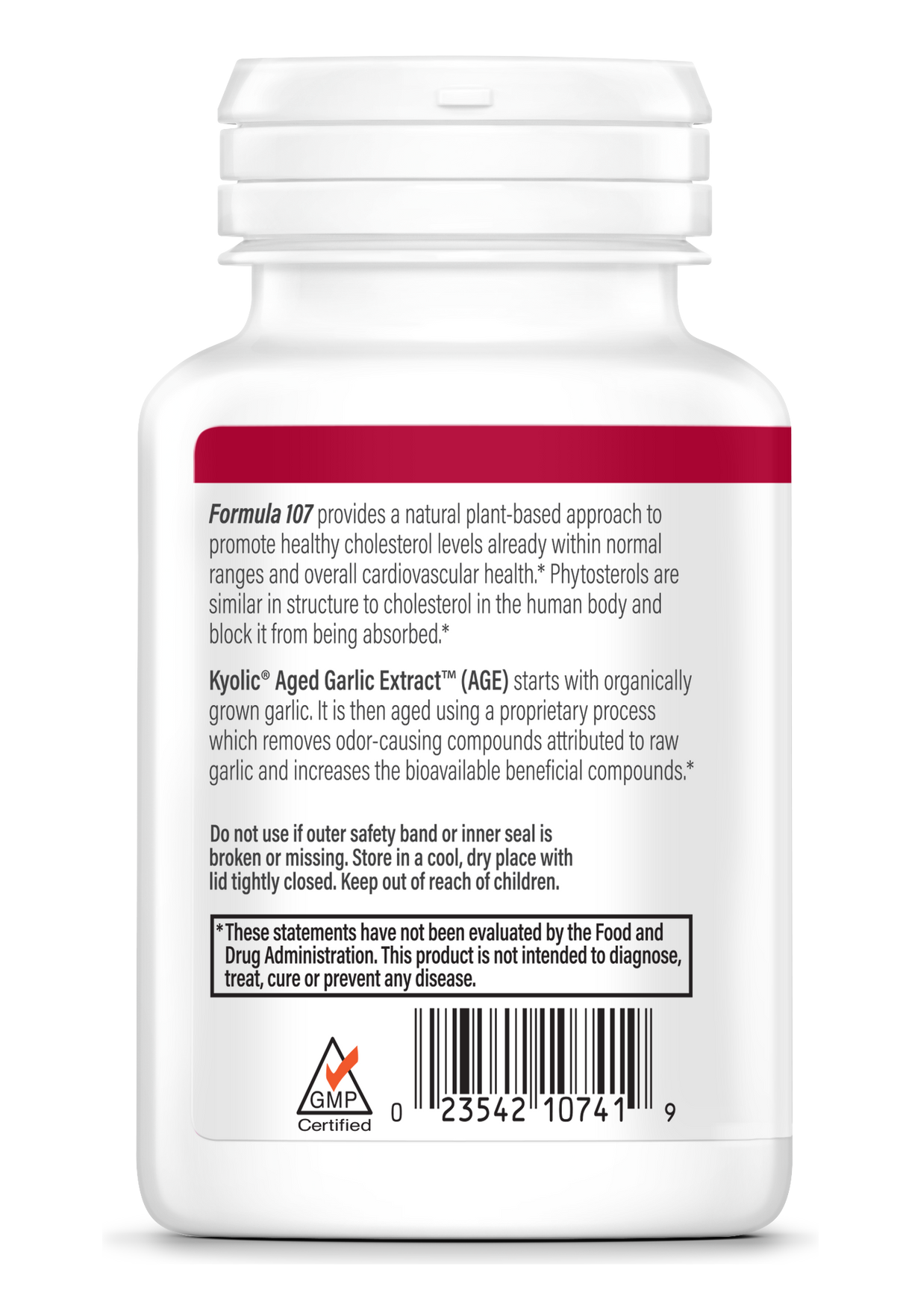 Phystosterols for Cholesterol Support Formula 107 80cap - Kyolic
