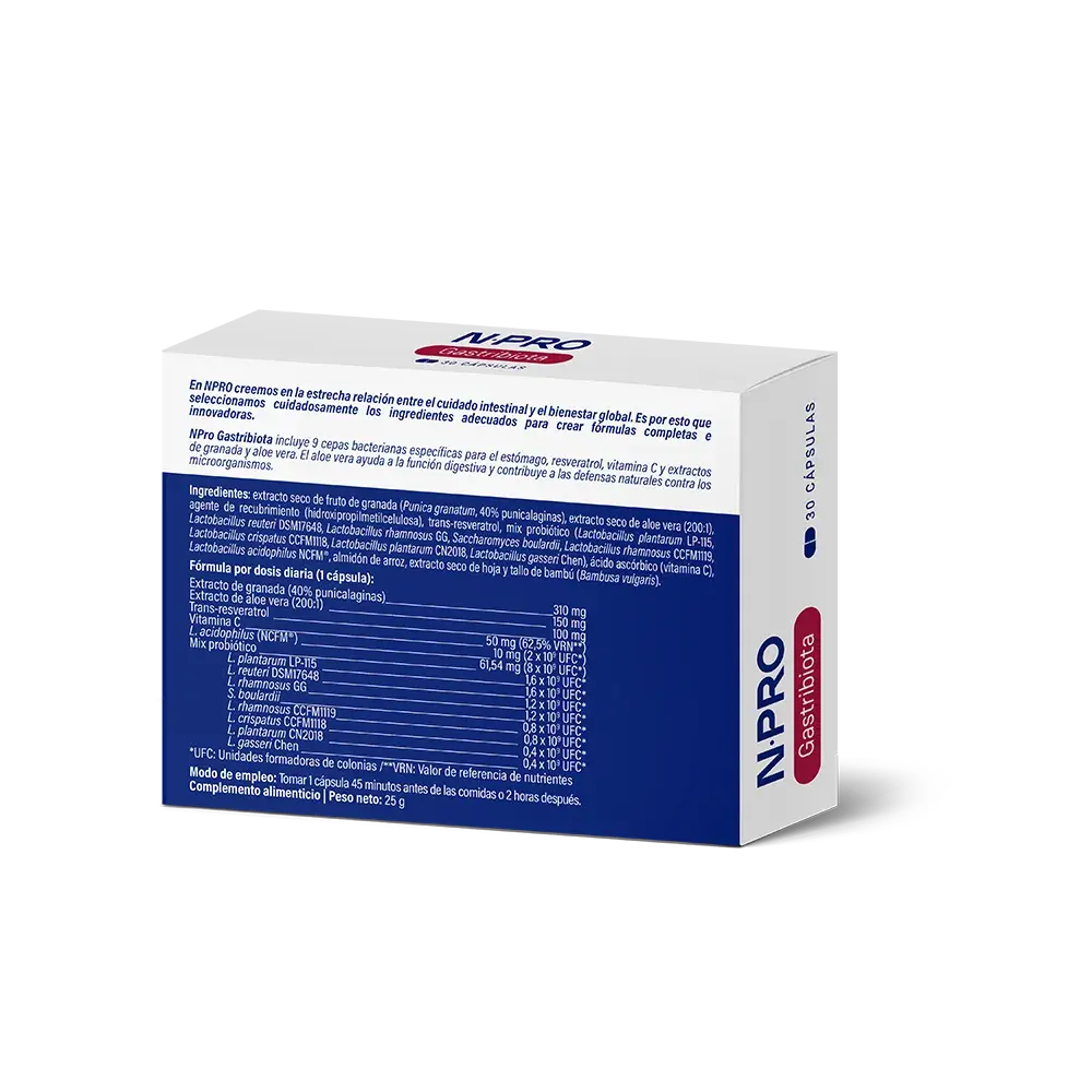Gastribiota 30caps - NPro