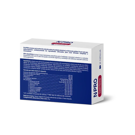 Gastribiota 30caps - NPro