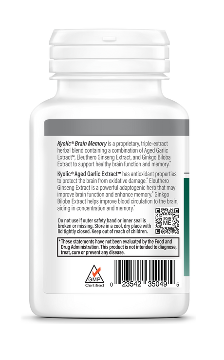 Brain Memory 90cap - Kyolic