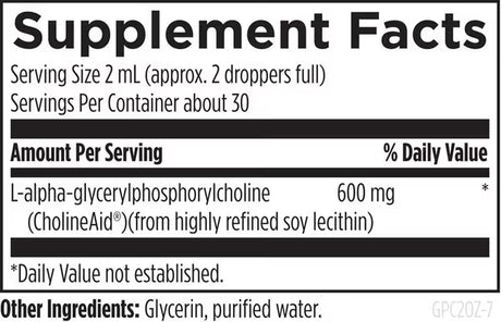 GPC Liquid 59ml - Designs for Health