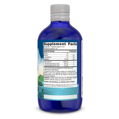 Artic Cod Liver Oil 237ml - Nordic Naturals