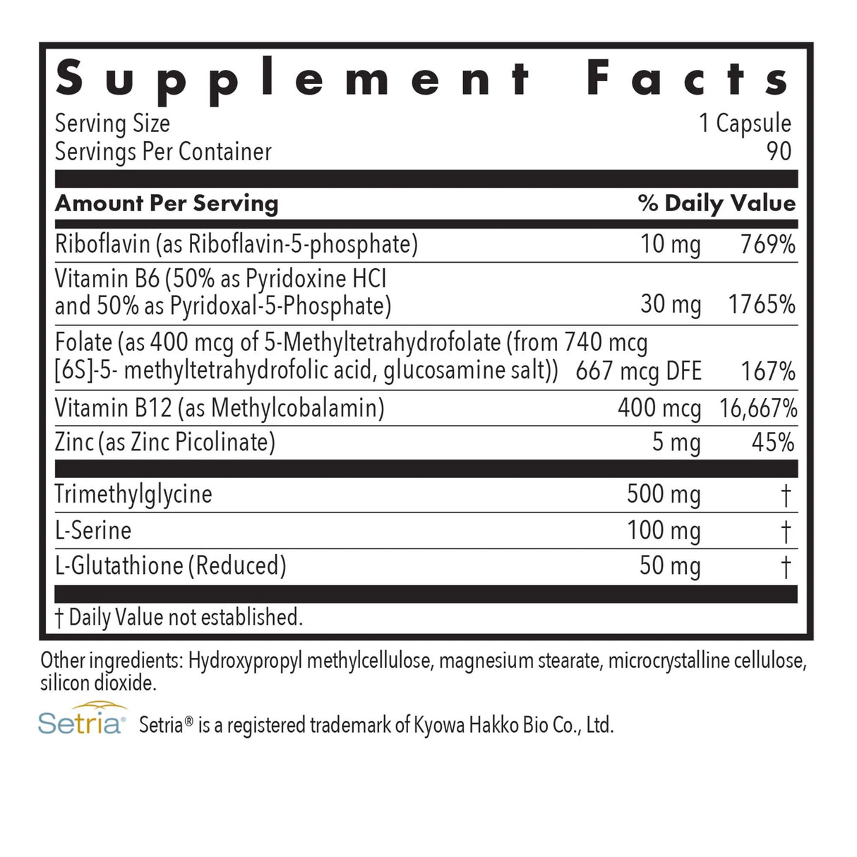 Homocysteine Plus 90vacp - Allergy Research