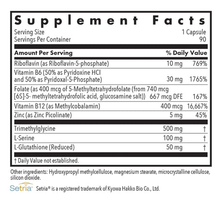 Homocysteine Plus 90vacp - Allergy Research