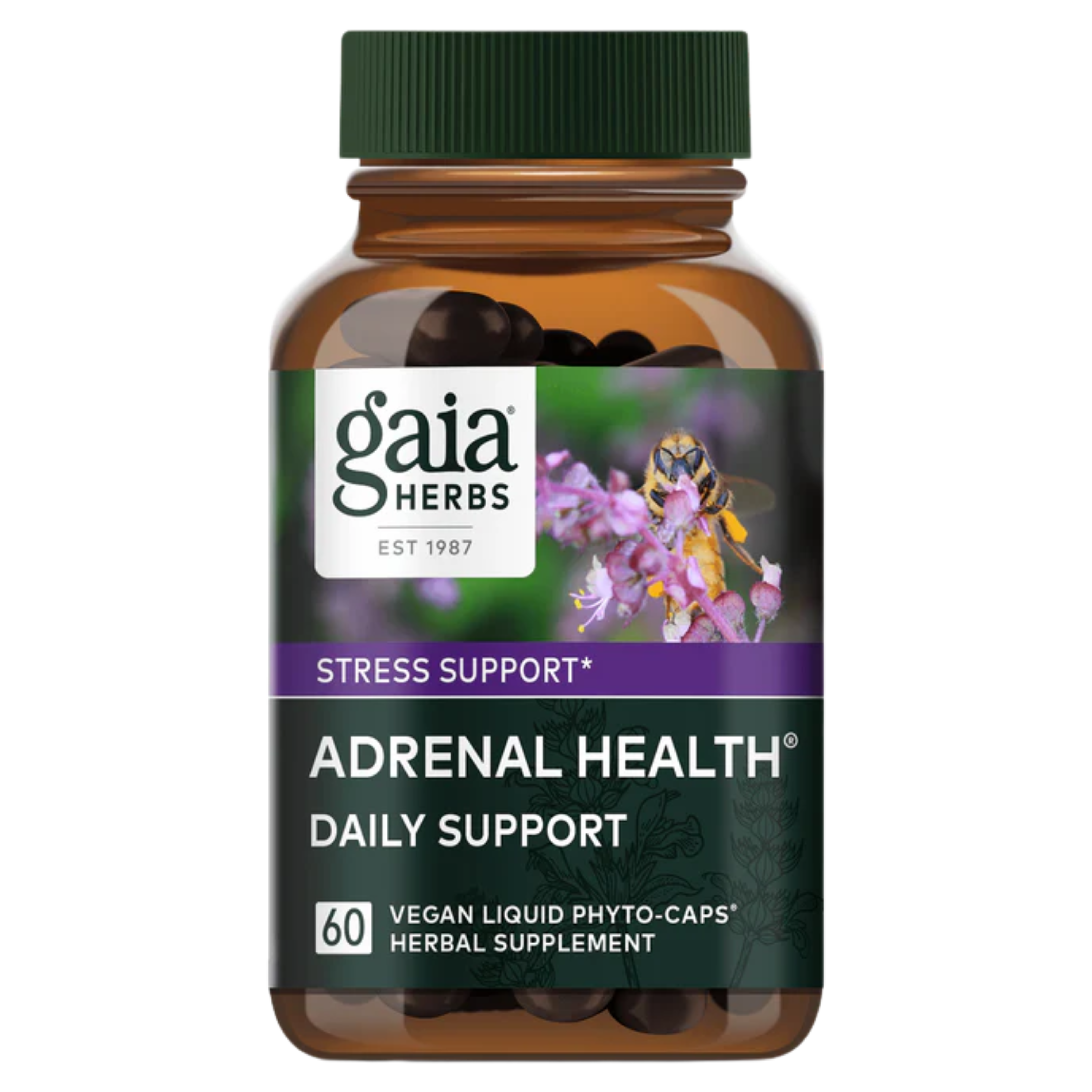 Adrenal Health &nbsp;Daily Support 60 cápsulas – Gaia Herbs