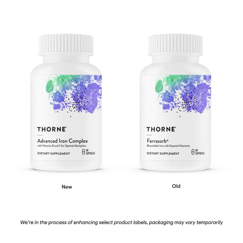 Advanced Iron Complex (ex Ferrasorb) 60cap - Thorne