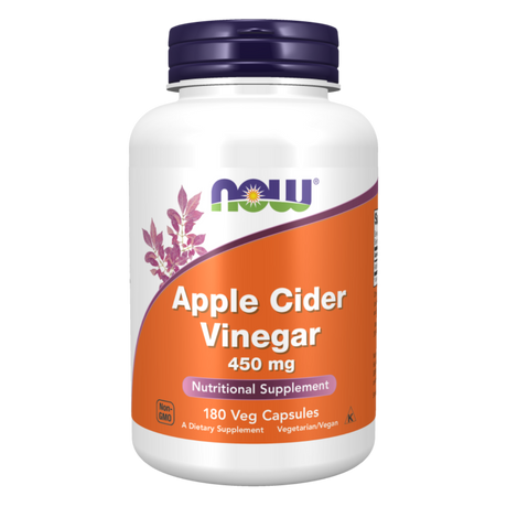 Apple Cider Vinegar 450mg 180cap - Now