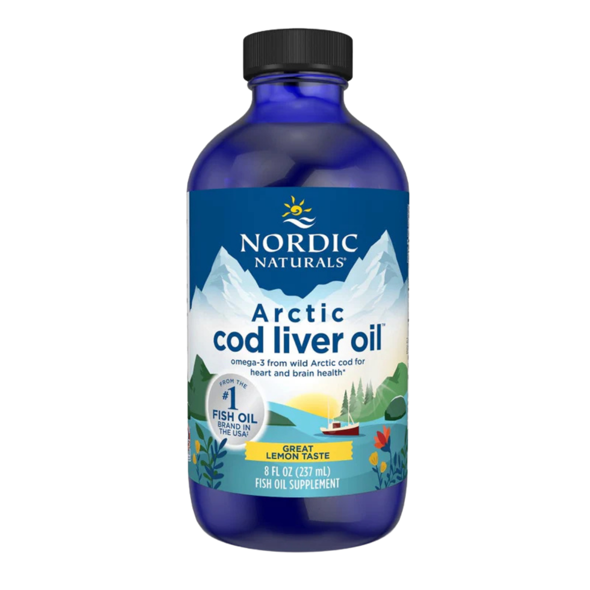 Artic Cod Liver Oil 237ml Lemon - Nordic Naturals