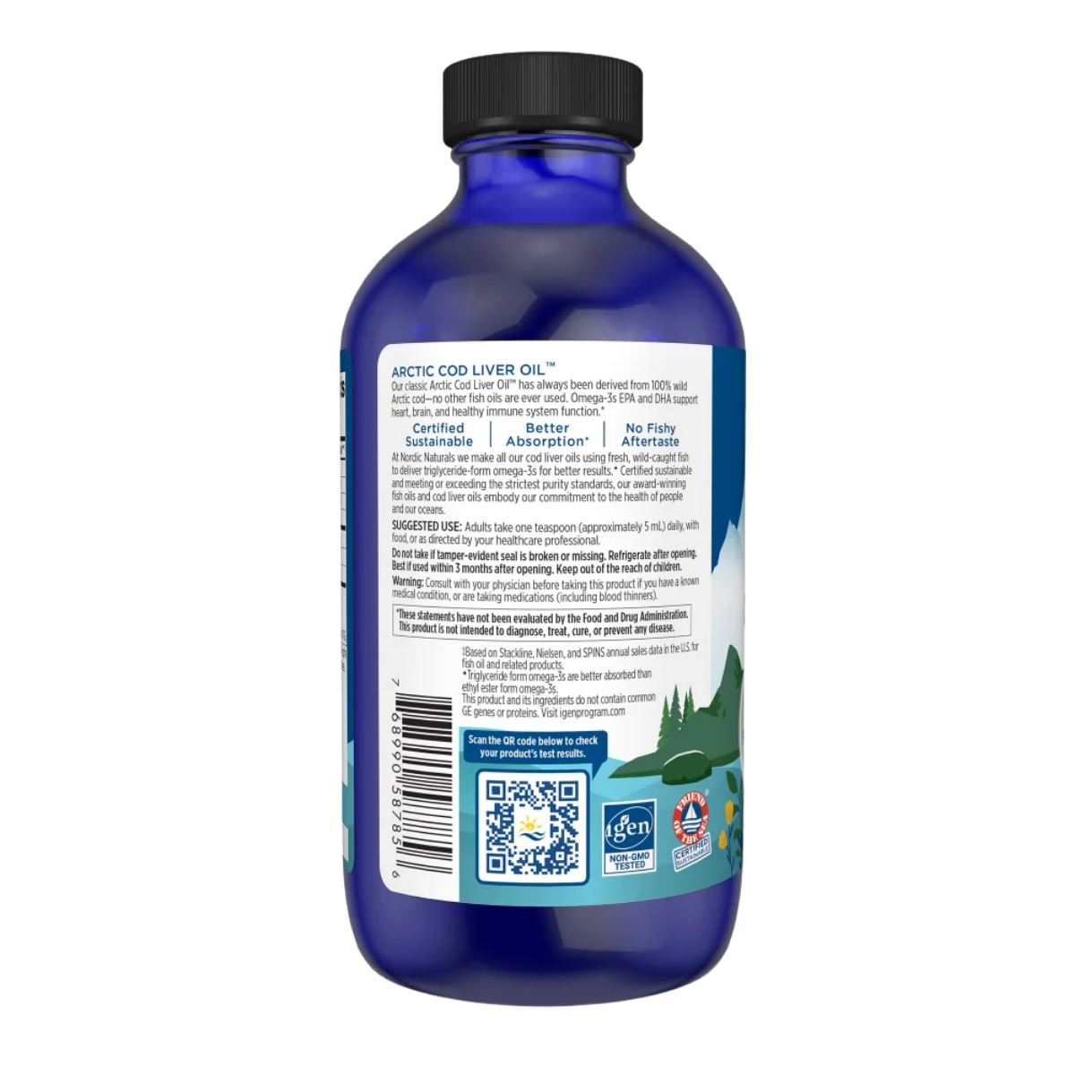 Arctic Cod Liver Oil 237ml - Nordic Naturals
