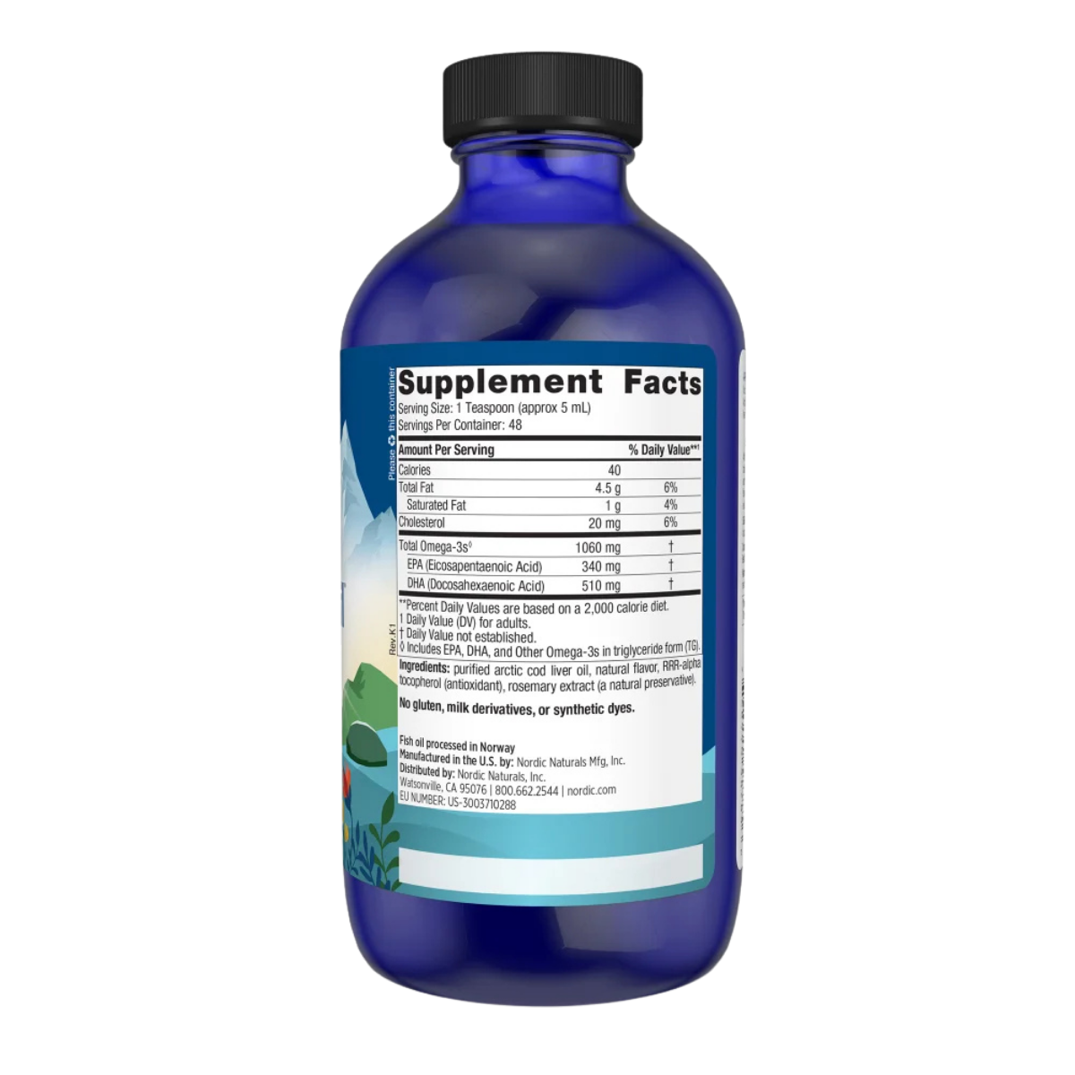 Arctic Cod Liver Oil 237ml - Nordic Naturals