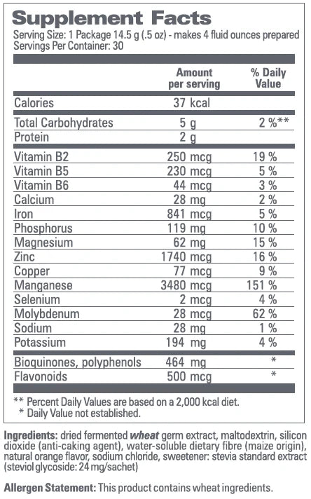Avemar Granulado com Vitamina D e Stévia 30 saquetas