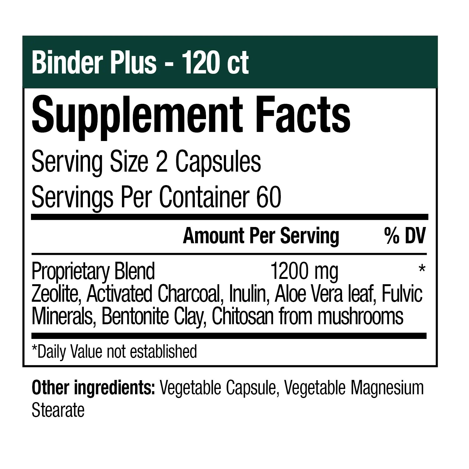 Binder Plus 120cap - Nutramedix