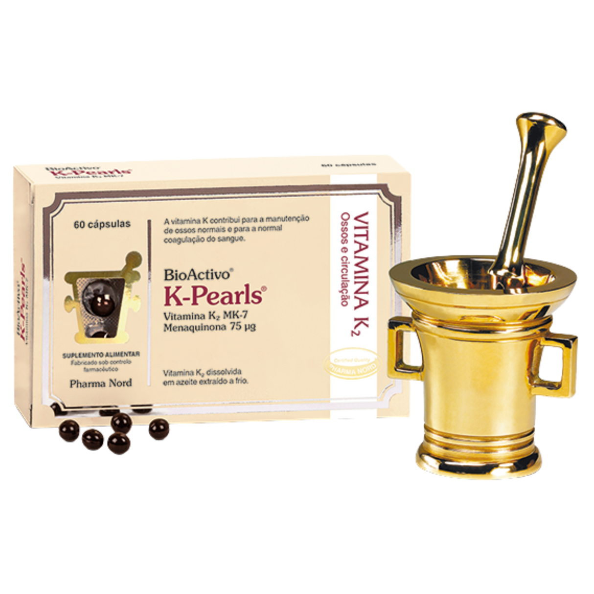 BioActivo K-Pearls 60cap - Pharma Nord