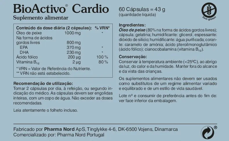 BioActivo Cardio 60cap - Pharma Nord