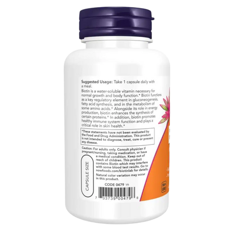 Biotin-10mg-120vcap-Now-3