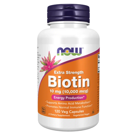 Biotin-10mg-120vcap-Now