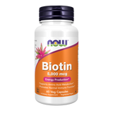 Biotin 5.000mcg 60vcap - Now Foods