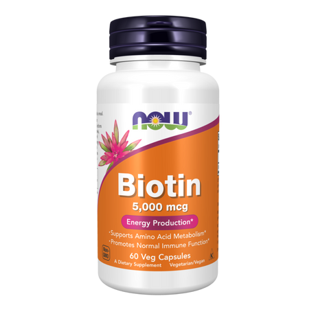Biotin 5.000mcg 60vcap - Now Foods