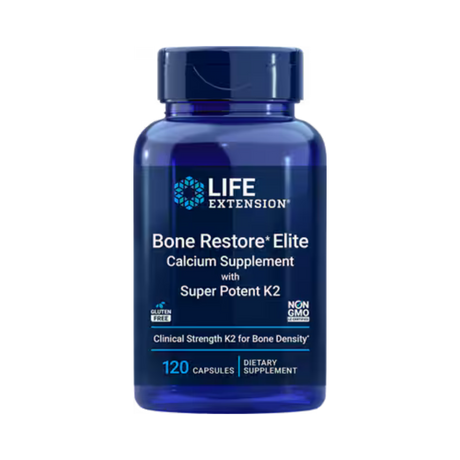 Bone Restore Elite with Super Potent K2 120cap - Life Extension