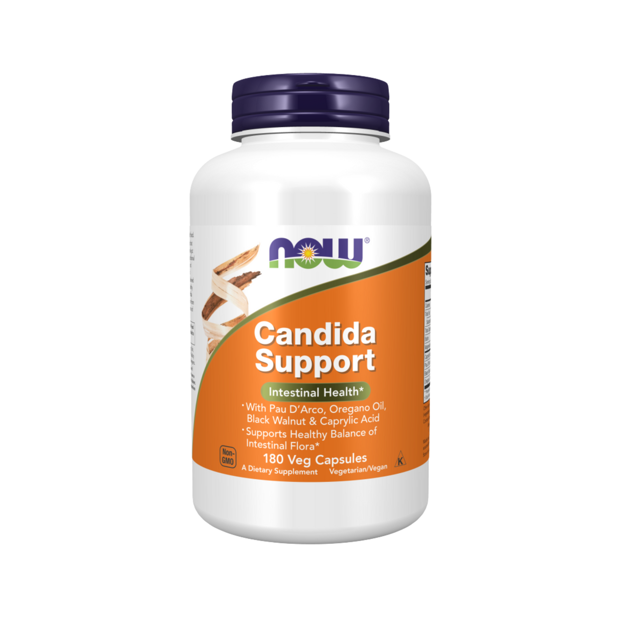 Candida Support 180vcap - Now Foods
