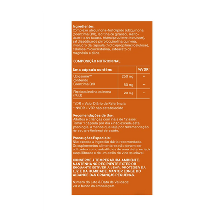 CoQ10 + PQQ Advanced 30cap - Natroceutics
